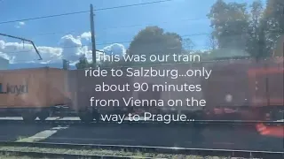 Train ride from Vienna to Salzburg #soundofmusic #europass #trains  | Pete Renault