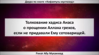 60. Толкование хадиса Анаса о прощении Аллаха грехов, если не придавали Ему сотоварищей