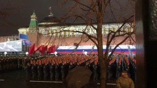 First Night Rehearsal 2017 Russian Army Parade (Back Angle)