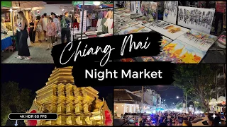 Chiang Mai Night Market 🌙✨ [4K 60 FPS HDR]