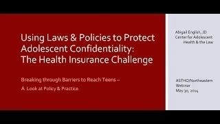 Breaking through Barriers to Reach Teens -- A look at policy and practice