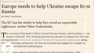 Світові ЗМІ про #Євромайдан в Україні