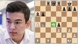 ГОРДЫЙ КОНЬ Нодирбека Абдусатторова! Прага 2024 (4 тур) | Шахматы