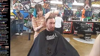 Asmongold Goes Out With Pink Sparkles to Get a Haircut