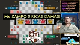 Me COMO 5 DAMAS! Ajedrez para cuatro jugadores