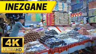 Souk Inezgane Agadir, Morocco Walking Tour 【4K, 60fps】- Sahara Mall - جولة في سوق انزكان 2022