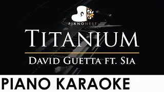 David Guetta feat. Sia - Titanium - Piano Karaoke Instrumental Cover with Lyrics