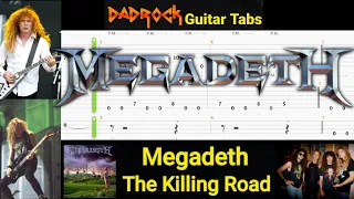 The Killing Road - Megadeth - Guitar + Bass TABS Lesson