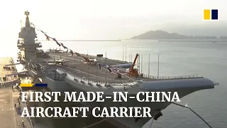 First made-in-China aircraft carrier, the Shandong, enters service