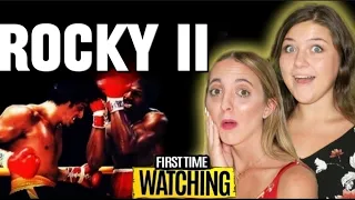 PHILLY Girls Watch ROCKY II for the First Time ! MOVIE REACTION | First Time Watching ! (1979)