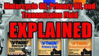 Amsoil Motorcycle Oil, Primary Oil, & Transmission Fluid Explained