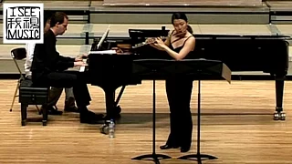 Qiao Zhang: Pierre Boulez - Sonatine for Flute & Piano (2006) /  北京尼柯莱国际长笛比赛 / 中国张俏