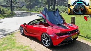 McLaren 720S Convertible - Forza Horizon 5 | Logitech g29 (Steering Wheel) Gameplay