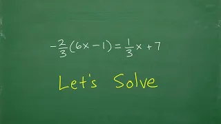 Let’s Solve The Linear Equation – Step by Step…