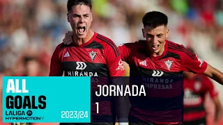 All Goals Matchday 1 LALIGA Hypermotion 2023/2024