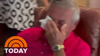 Watch: Man Celebrating 80th Birthday Surprised By Daughters