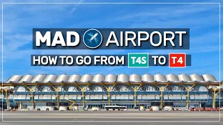 ➤ how to go from T4S to T4 at Madrid Barajas airport ✈️ #017