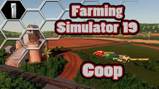 Новые приключения фермером ► Farming Simulator 19 #1 Кооператив