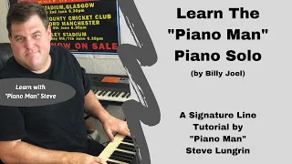 How to Play "Piano Man" by Billy Joel!  (the Piano Solo)