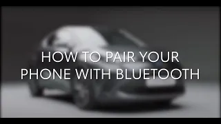 Toyota C-HR: How to pair your phone via Bluetooth