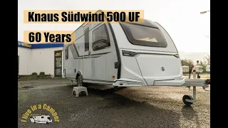Knaus Südwind 500 UF 60 Years. Ein Wohnwagen mit Raumgefühl.