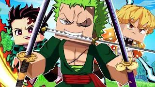 ZORO no MUNDO de DEMON SLAYER no Minecraft