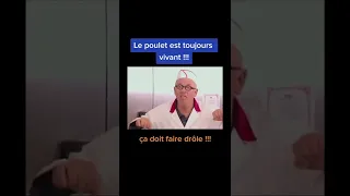 Le poulet est toujours vivant !!