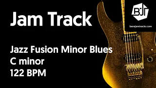 Jazz Fusion Minor Blues Jam Track in C minor - BJT #58