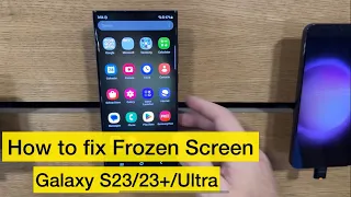 Samsung Galaxy: Frozen Unresponsive Screen. Can't Swipe. FIXED