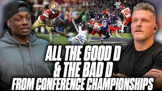 Breaking Down The Best D & Worst D In The NFL Playoffs Conference Championships | Everything DB