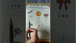 Unscramble Word ll how to write l # Easy Way to teach#activity#youtubevideo