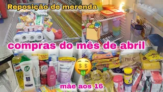 #comprasdomês  mostrei tudo q comprei esse mês de abril 🤑🛒🙏🏼#reposição #realidade