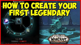 HOW TO CREATE YOUR FIRST LEGENDARY (Soul Ash, Legendaries, Upgrading, Missives) - WoW Shadowlands