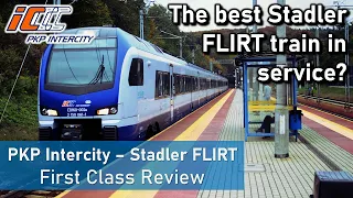 PKP InterCity Stadler FLIRT ED160 - First Class Review (Warszawa to Iława)