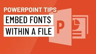 PowerPoint Quick Tip: Embed Fonts Within a File