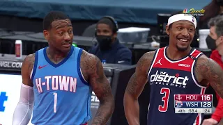 All Love Between John Wall and Bradley Beal After Rockets-Wizards Game