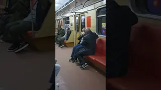 Ride on a metro in Yerevan