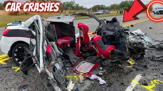 Best of CAR CRASHES (January)-Bad drivers,Driving fails -ROAD RAGE, KARMA COP, TRUCK CRASH