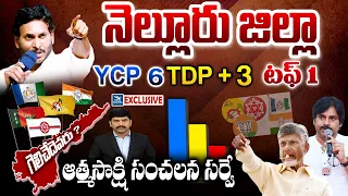 Who wins in Nellore district | Atmasakshi Election Survey in AP 2024 | AP Elections