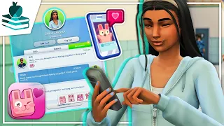 SOCIAL BUNNY, SHAVING & DECORATING OUR LOCKER📱🐰 | Sims 4 High School Years Gameplay