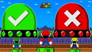 Can Mario Press The Ultimate True and False Switch in New Super Mario Bros. Wii?? | Game Animation