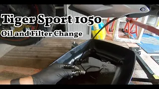 Tiger Sport 1050 Oil and Filter Change