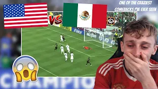 British Soccer Fan Reacting to The Mexico vs USA 2011 Gold Cup Final Comeback