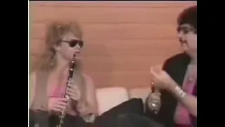 Tony Franklin Plays Clarinet With Blue Murder on Japanese Puppet Show!