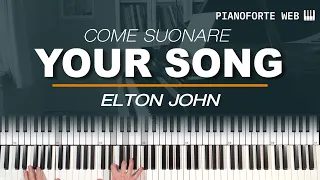 Come suonare Your Song - Elton John (Tutorial Pianoforte)