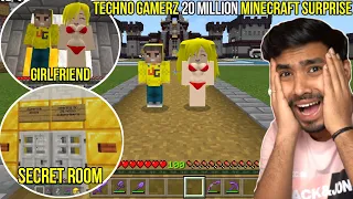 Techno Gamerz 20 Million Minecraft Surprise Reveal | Techno Gamerz Girlfriend Reveal | Techno Gamerz