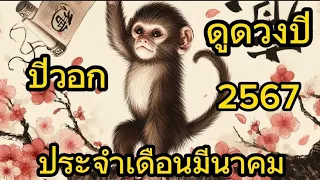 ดูดวงประจำเดือนมีนาคม 2567  สำหรับคนที่เกิดปีวอก  (ปีลิง) #ปีวอก  #ดวงเดือนมีนาคม