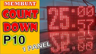 Membuat Countdown Timer Arduino dengan Panel P10