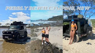 NSW BEACH CAMPING! Pebbly beach campground + Jimny does a saltwater creek crossing