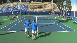 03 01 2016 Sell/Di Giulio (UCLA) Vs de Vroom/Jaede (USC) #2 men's doubles 1080 AVCHD